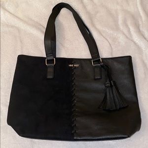 Black tote bag